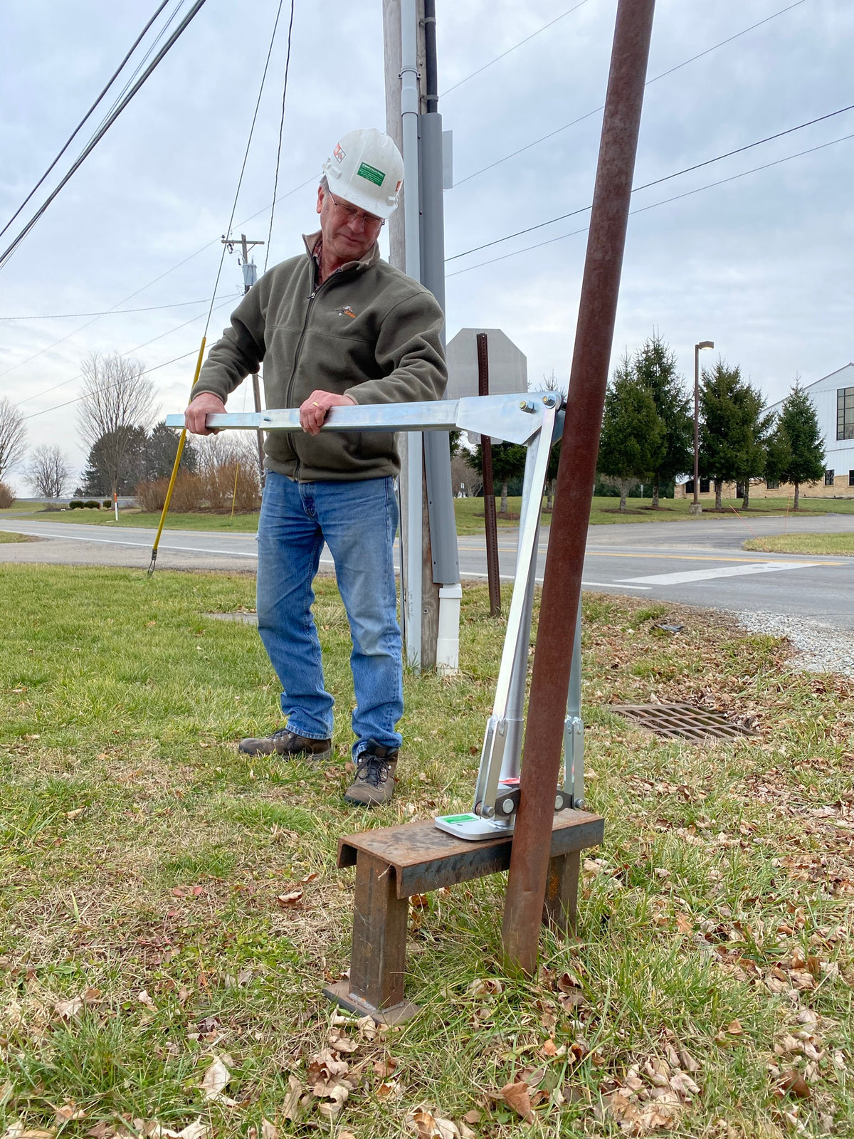 Make this table when pulling posts in concrete